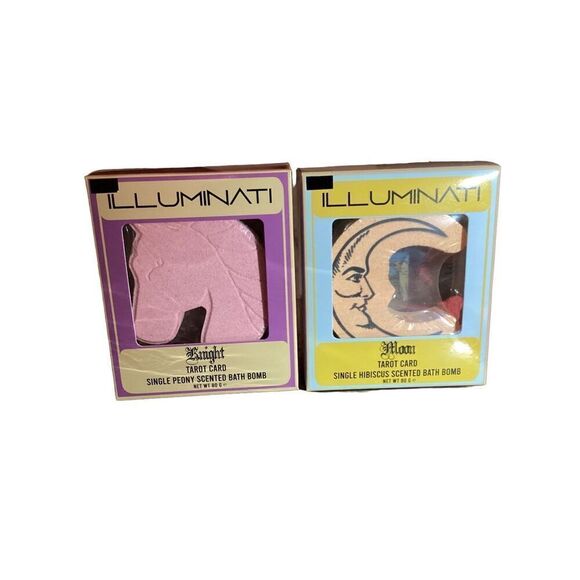 Lot of 2 Tarot Card Bath Bombs Occult Witch Alternative Goth Punk - Picture 1 of 2